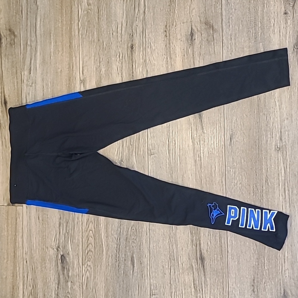 NWOT toronto Blue Jays PINK Tights Xs. Black And Blue Mid Rise